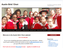 Tablet Screenshot of girlschoir.com